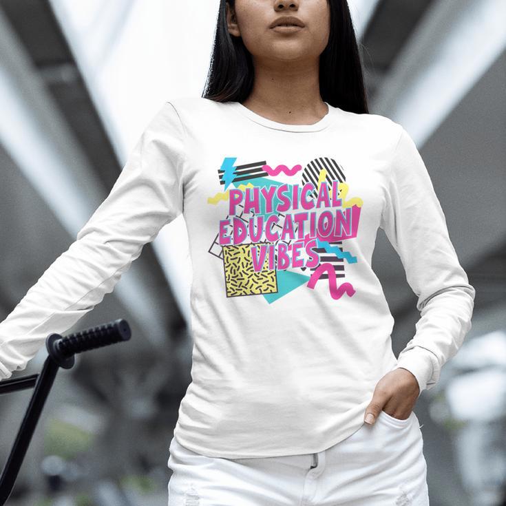 Retro Physical Education Vibes Gym Teacher Phys Ed Teacher Unisex Long Sleeve T-Shirt, novelty gifts, funny gifts Retro Physical Education Vibes Gym Teacher Phys Ed Teacher Unisex Long Sleeve T-Shirt, novelty gifts, funny gifts