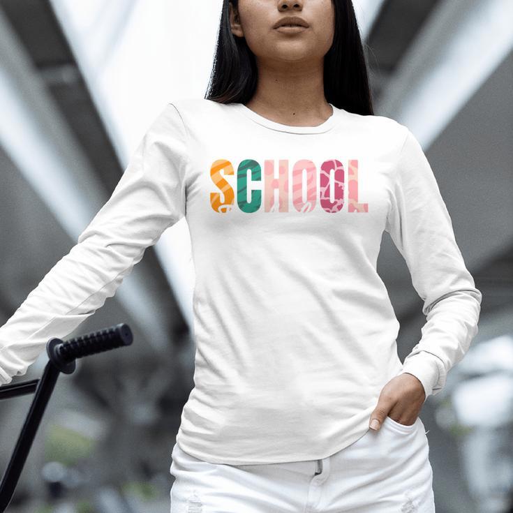 School Psychologist Rainbow Psychology Teacher Unisex Long Sleeve T-Shirt, novelty gifts, funny gifts
