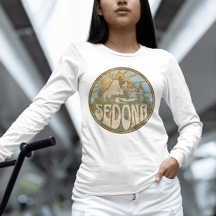 Sedona Arizona Nature Mountains Hiking Outdoors Unisex Long Sleeve T-Shirt, novelty gifts, funny gifts