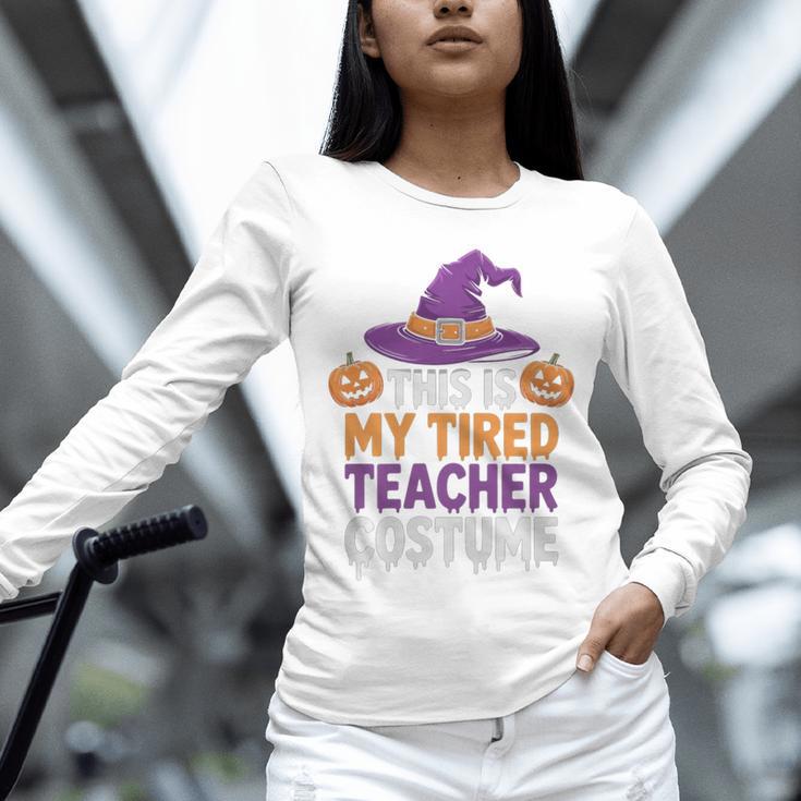 This Is My Tired Teacher Costume Halloween Premium Tri-Blend Unisex Long Sleeve T-Shirt, novelty gifts, funny gifts This Is My Tired Teacher Costume Halloween Premium Tri-Blend Unisex Long Sleeve T-Shirt, novelty gifts, funny gifts