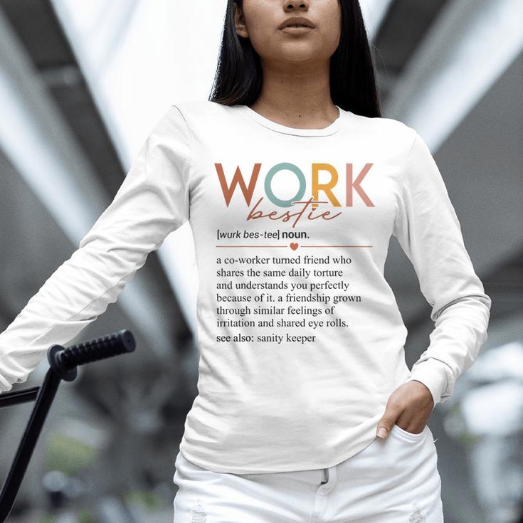 Vintage Work Bestie Definition Teachers Nurses Boss Women Unisex Long Sleeve T-Shirt, novelty gifts, funny gifts Vintage Work Bestie Definition Teachers Nurses Boss Women Unisex Long Sleeve T-Shirt, novelty gifts, funny gifts
