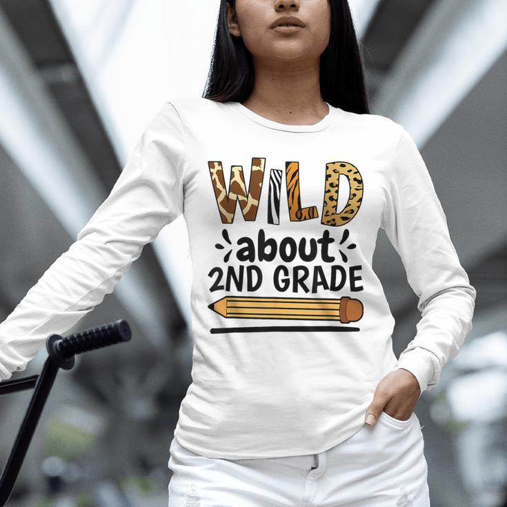 Wild About 2Nd Grade School Grade Teacher Unisex Long Sleeve T-Shirt, novelty gifts, funny gifts Wild About 2Nd Grade School Grade Teacher Unisex Long Sleeve T-Shirt, novelty gifts, funny gifts