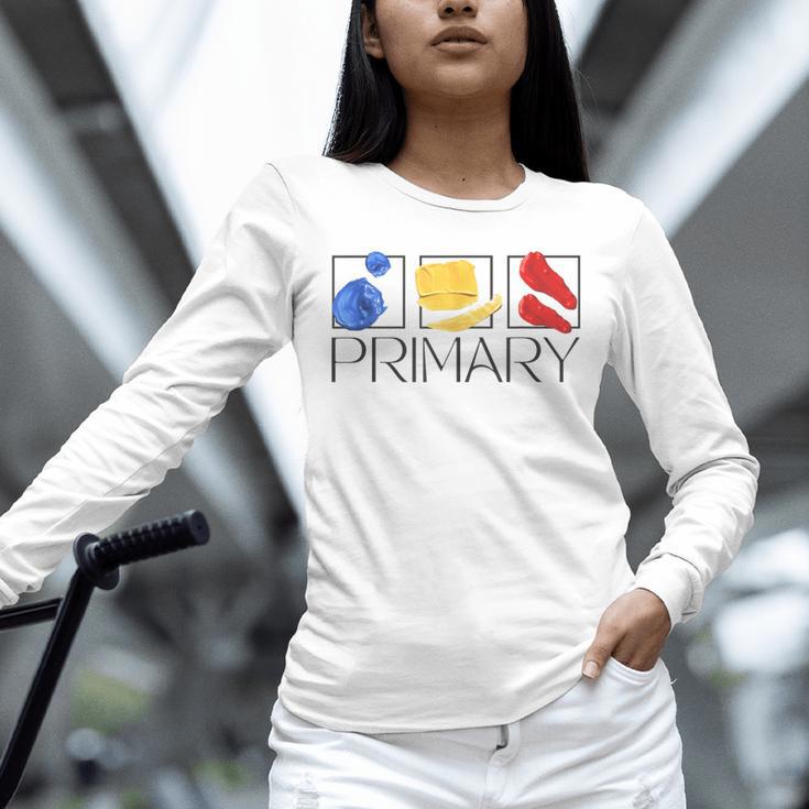 Women Art Teacher Back To School Artist Primary Color Theory Unisex Long Sleeve T-Shirt, novelty gifts, funny gifts Women Art Teacher Back To School Artist Primary Color Theory Unisex Long Sleeve T-Shirt, novelty gifts, funny gifts