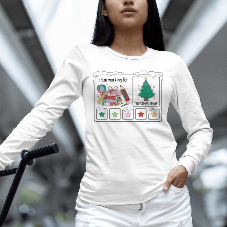 I Am Working For Christmas Break Special Education Teacher Unisex Long Sleeve T-Shirt, novelty gifts, funny gifts