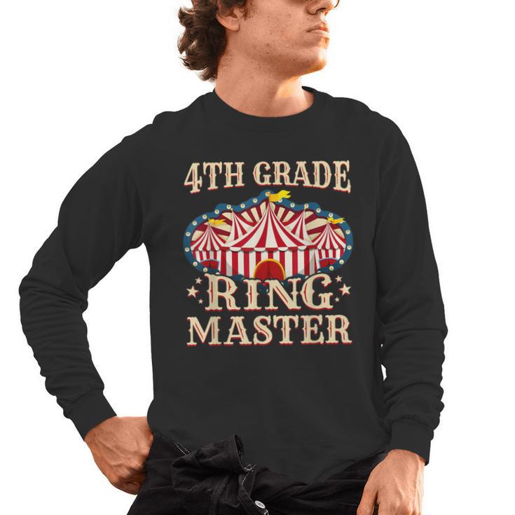 4th Grade Ringmaster Shirt 4th Grade Teacher Shirts Teacher Men Women Kids Men's Long Sleeve T-Shirt
