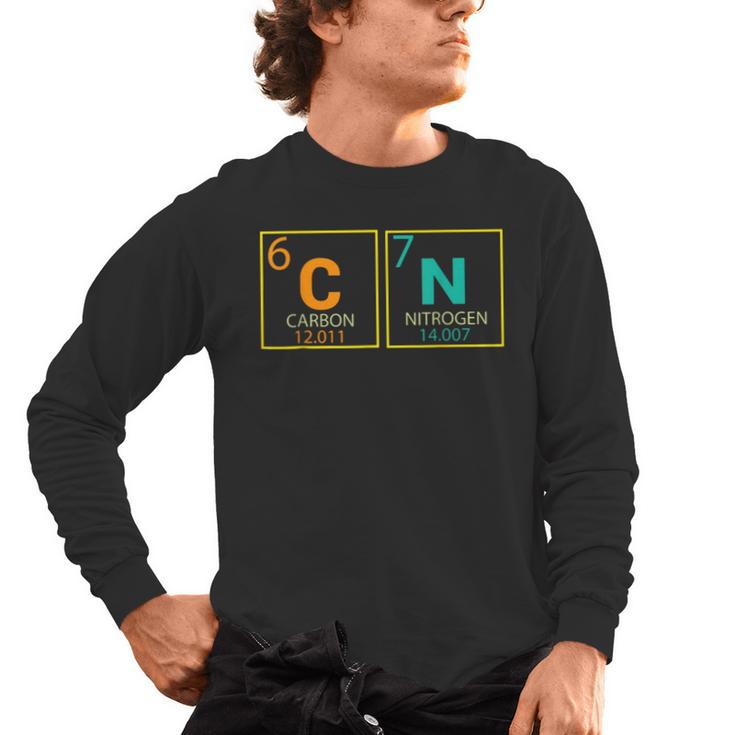 67 Meme Six Seven Teacher Science Periodic Table Men's Long Sleeve T-Shirt