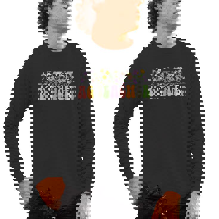 AG Teacher Future Farmer Agriculture Teacher Men Women Men&#x27;s Long Sleeve T-Shirt