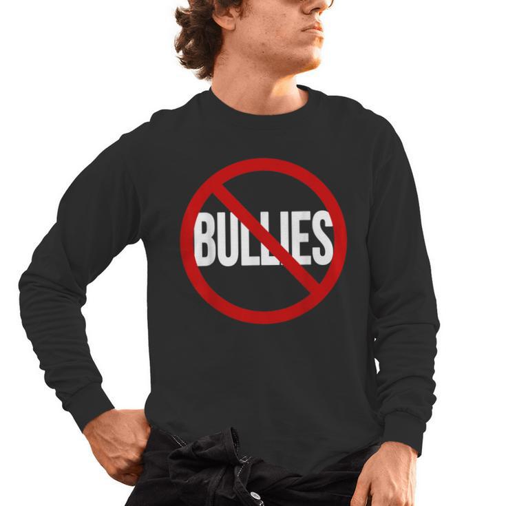 Anti Bullying No Bullies School Teacher Student Kindness Men's Long Sleeve T-Shirt
