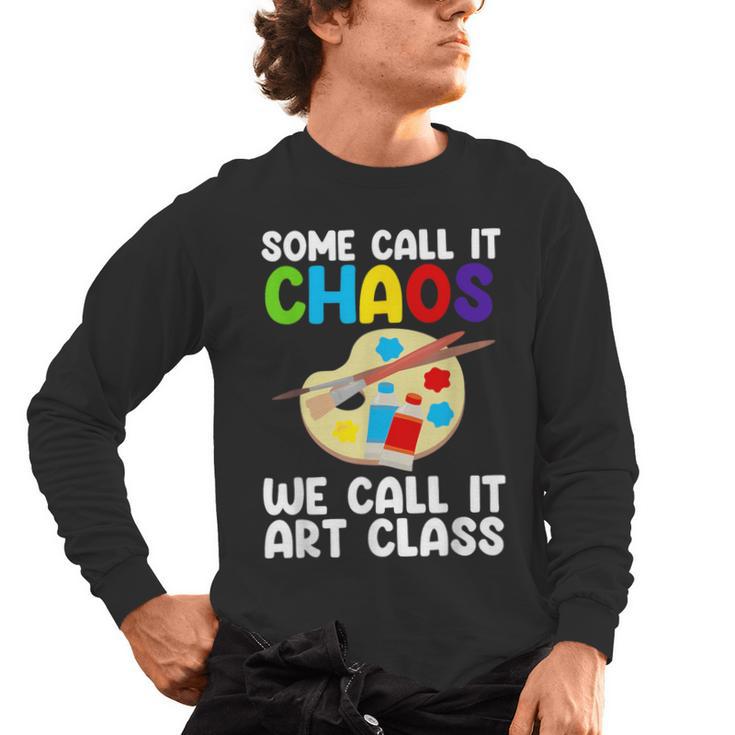 Art Teacher For Men Women Art Teacher Appreciation Men's Long Sleeve T-Shirt