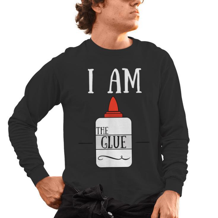 Art Teacher T-Shirt I Am The Glue Men's Long Sleeve T-Shirt