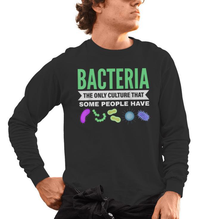 Bacteria Culture Biology Science Teacher Biologist Men's Long Sleeve T-Shirt