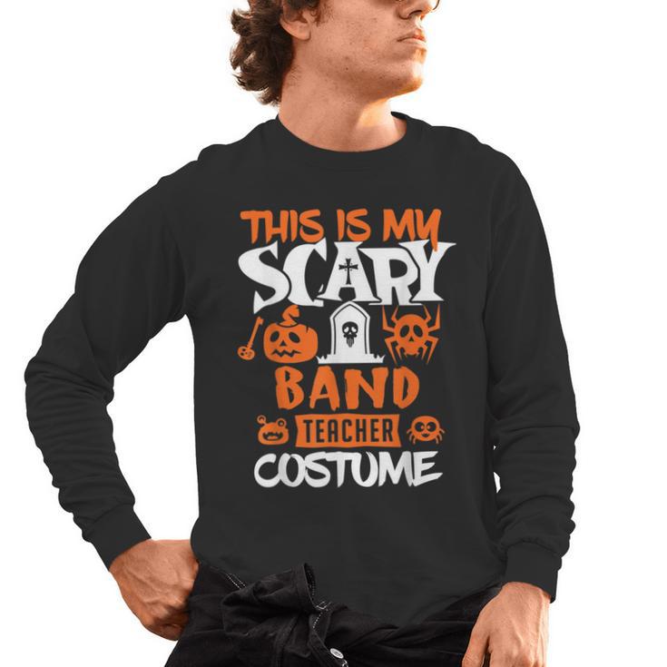Band Teacher Halloween Shirt Costume School Marching Band For Men Women Men's Long Sleeve T-Shirt, trending gift Band Teacher Halloween Shirt Costume School Marching Band For Men Women Men's Long Sleeve T-Shirt, trending gift