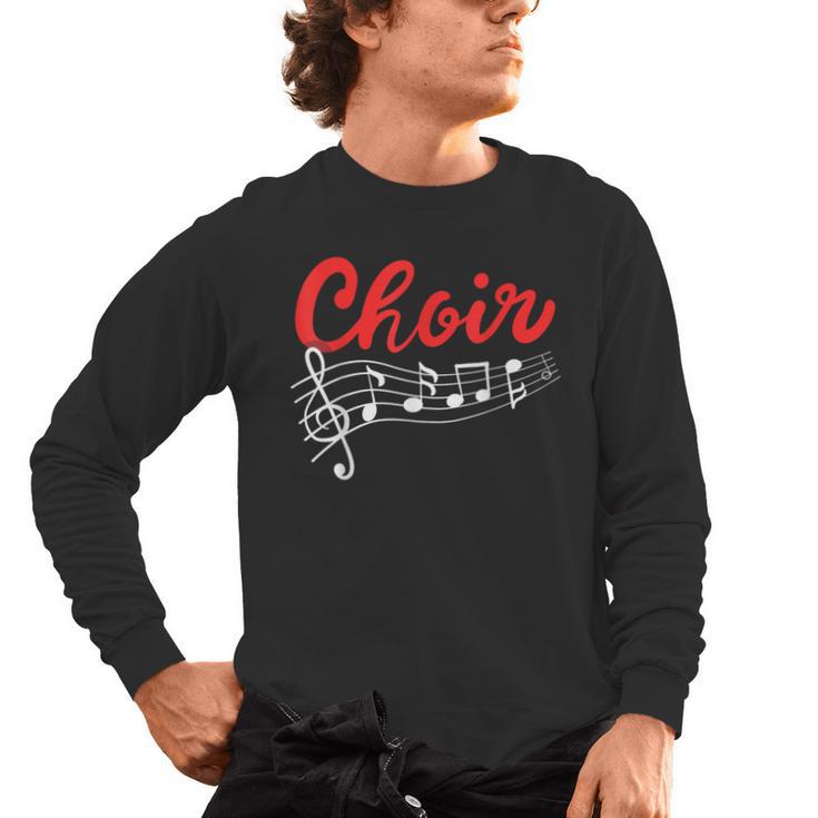 Choir Chorister Choir Teacher Choir Director Men's Long Sleeve T-Shirt