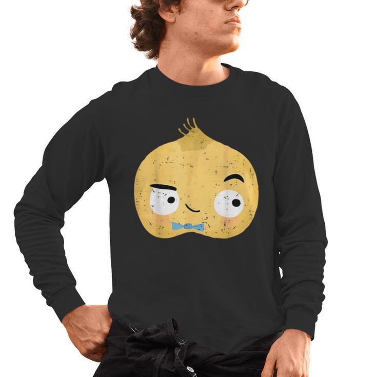 The Cool Bean Good Egg Teacher Halloween Costume Food Group Men's Long Sleeve T-Shirt