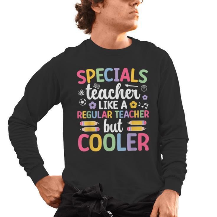 Cool Specials Teacher Specials Team Specials Squad Men's Long Sleeve T-Shirt