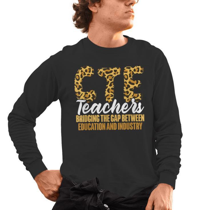 CTE Teacher Middle School High School Teach Career Men Women Men's Long Sleeve T-Shirt