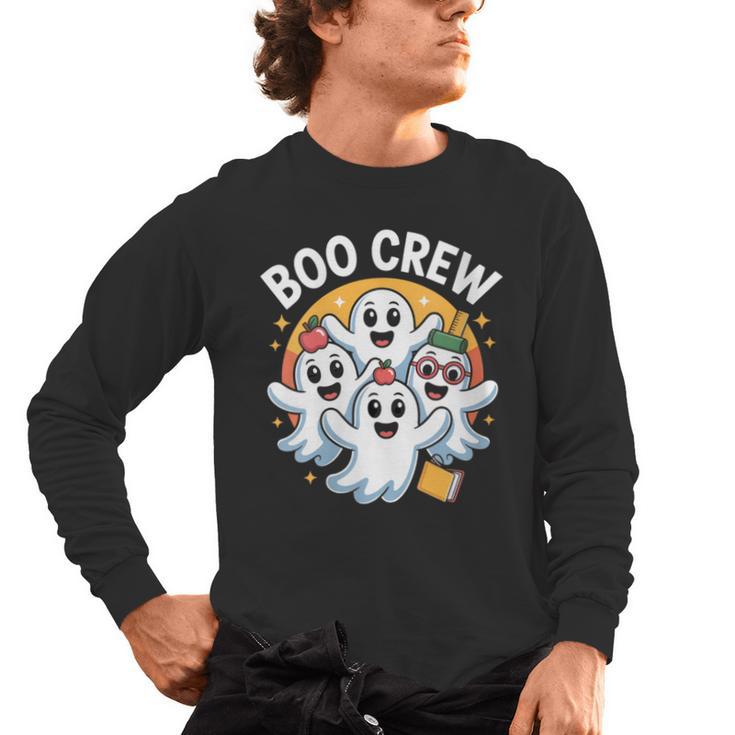 Cute Group Matching Teachers Halloween Men's Long Sleeve T-Shirt