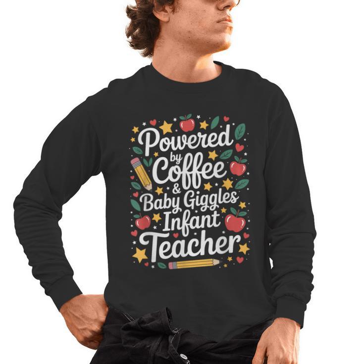 Daycare Provider Infant Teacher Quotes Toddler Teaching Men's Long Sleeve T-Shirt