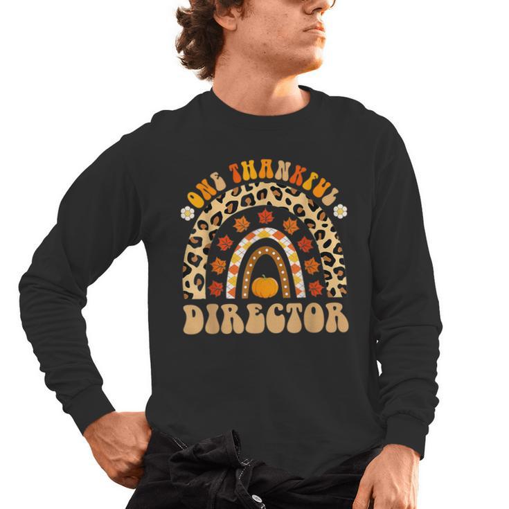 Director One Thankful Fall Teacher Women Life Men's Long Sleeve T-Shirt