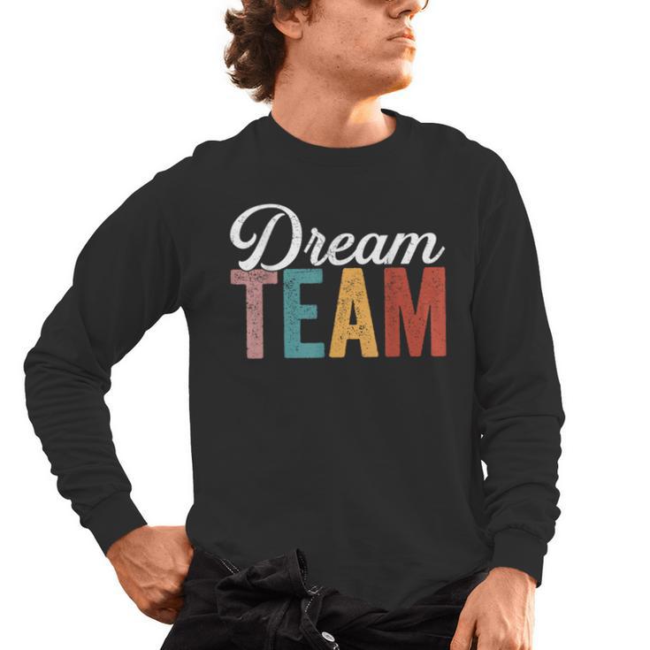 Dream Team Last Day Of School Back To School Teacher Kids Men's Long Sleeve T-Shirt