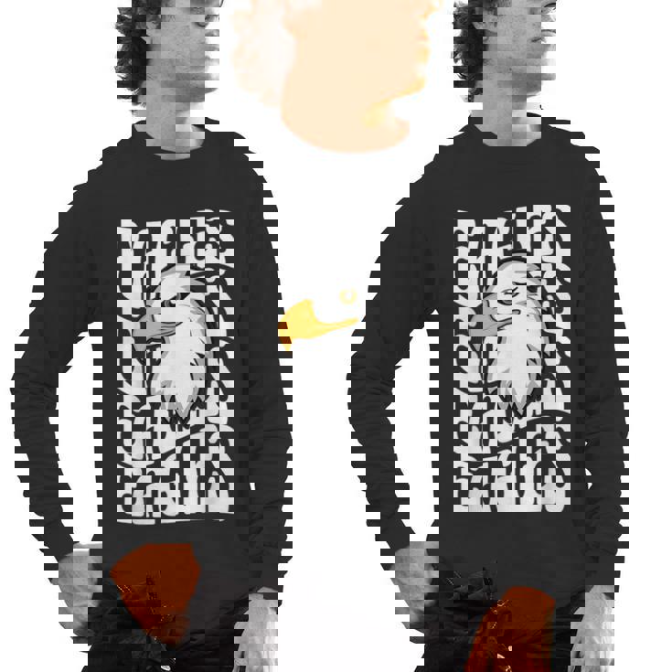 Eagles School Sports Fan Team Spirit Teacher Parent Student Men&#x27;s Long Sleeve T-Shirt, trending gift