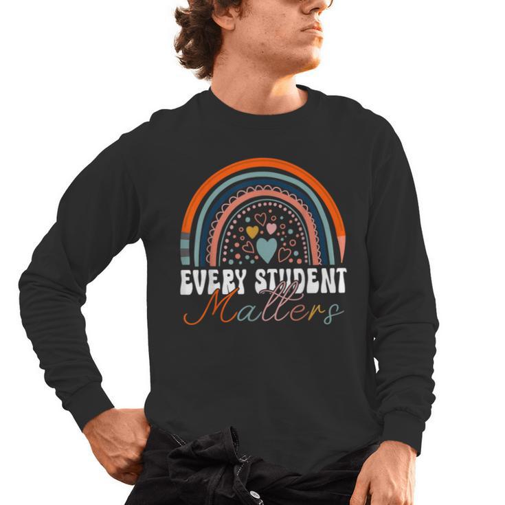 Every Student Matters Paraprofessional Support Teacher Men's Long Sleeve T-Shirt