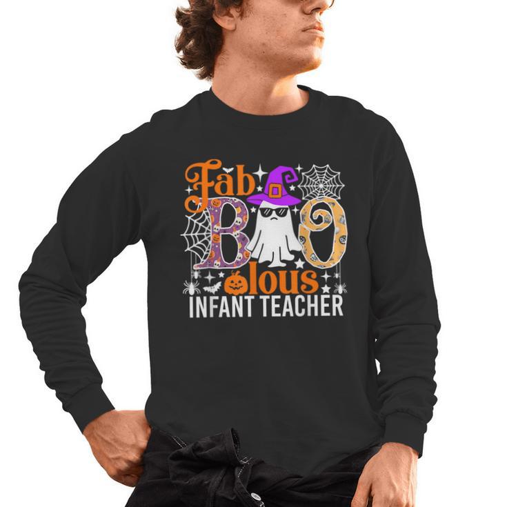 Fab Boo Lous Infant Teacher Halloween Costume Men's Long Sleeve T-Shirt