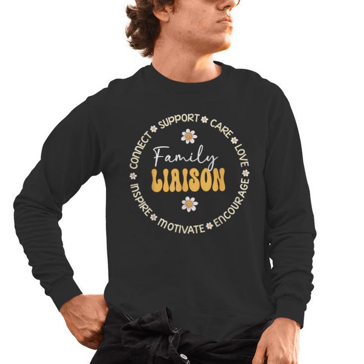 Family Liaison Back To School Teacher Appreciation Week Men's Long Sleeve T-Shirt