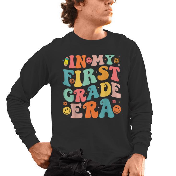 In My First Grade Era 1st Grade Teacher Back To School Men's Long Sleeve T-Shirt