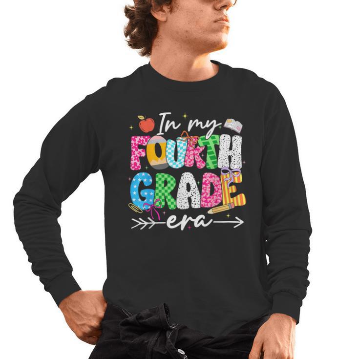 In My Fourth Grade Era 4th Grade Girl Teacher Back To School Men's Long Sleeve T-Shirt
