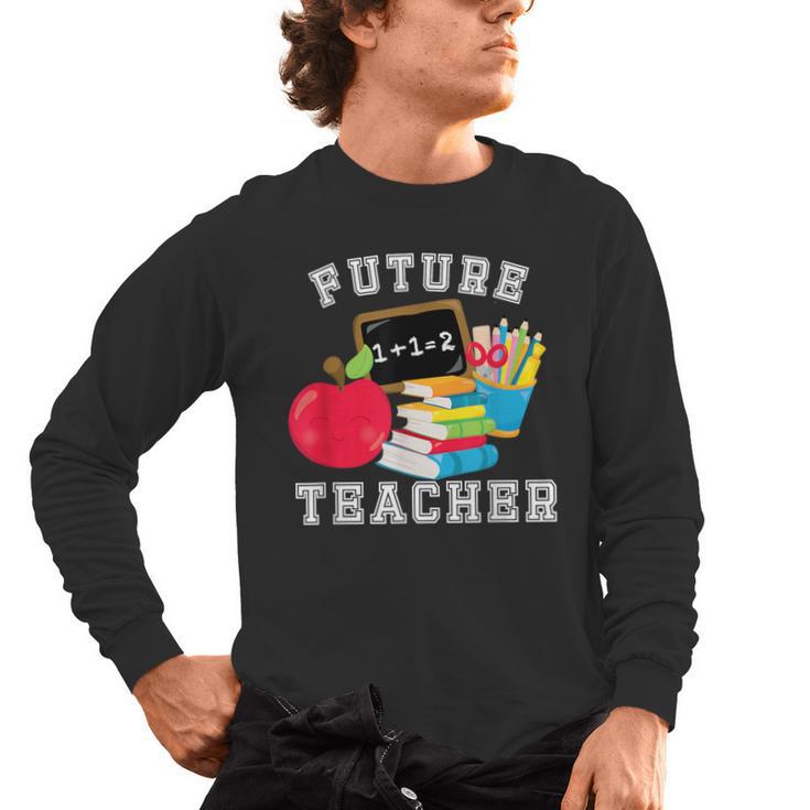 Future Teacher Costume For Adults And Kids T-Shirt Men's Long Sleeve T-Shirt