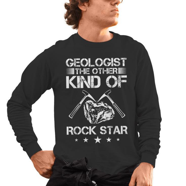 Geology Outfit Geology Teacher Geology Department Geologist Men's Long Sleeve T-Shirt