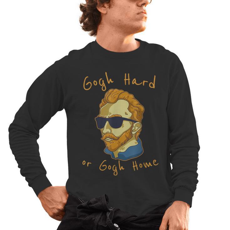 Go Hard Or Go Home Art Teacher Men's Long Sleeve T-Shirt