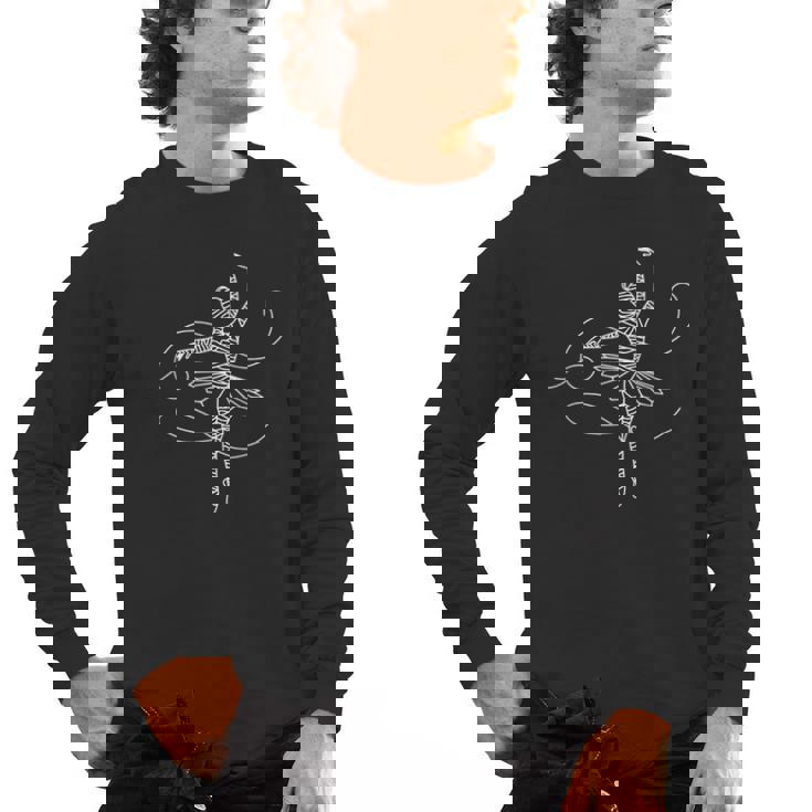 Halloween Ballet Mummy Ballerina Spooky Dance Teacher Women Men&#x27;s Long Sleeve T-Shirt