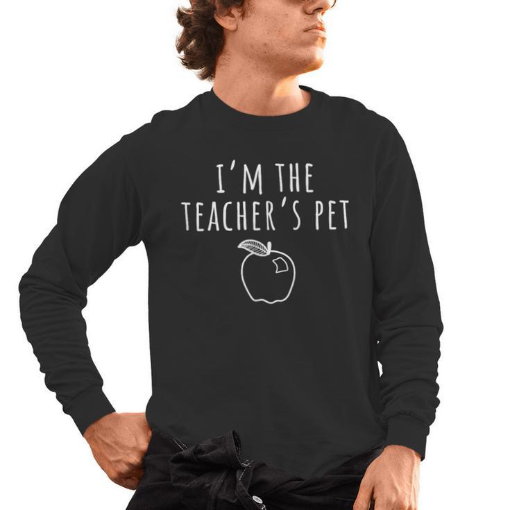 I'm The Teacher's Pet Men Women Kids Men's Long Sleeve T-Shirt