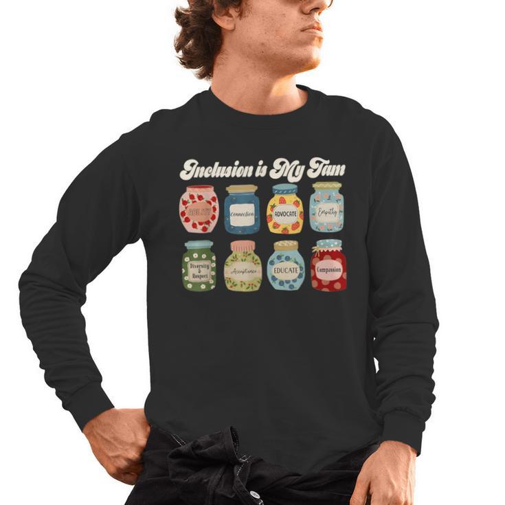 Inclusion Is My Jam Neurodiversity Special Education Teacher Men's Long Sleeve T-Shirt, trending gift Inclusion Is My Jam Neurodiversity Special Education Teacher Men's Long Sleeve T-Shirt, trending gift