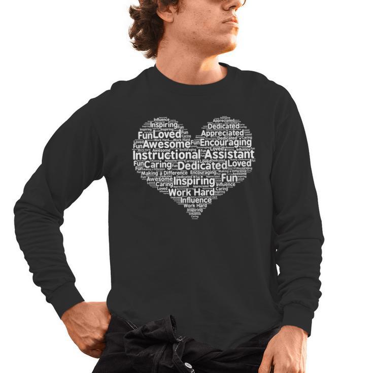 Instructional Assistant Teacher Appreciation T Shirt Men's Long Sleeve T-Shirt