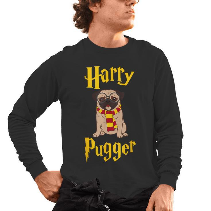 Lovely Harry Pugger Pug Men's Long Sleeve T-Shirt