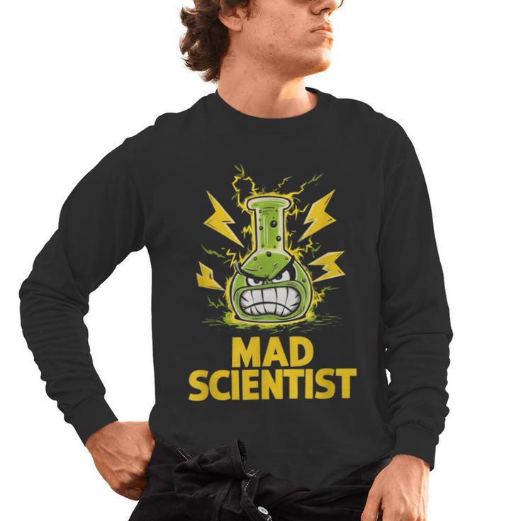 Mad Scientist Kids Youth Adult Science Teacher Chemistry Men's Long Sleeve T-Shirt
