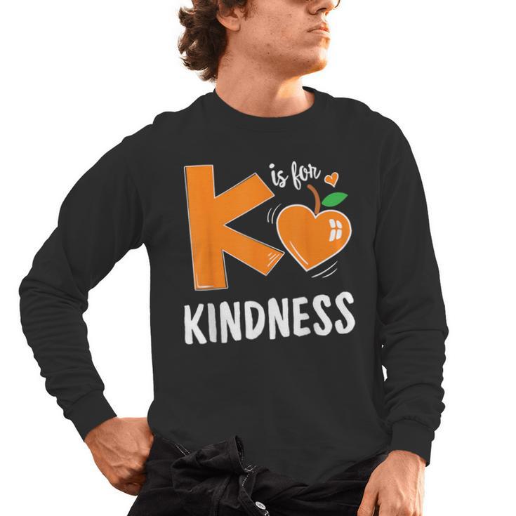 Matching Unity Day Orange Teacher Kindness Antibulliyng 2023 For Men Women Kids Men's Long Sleeve T-Shirt