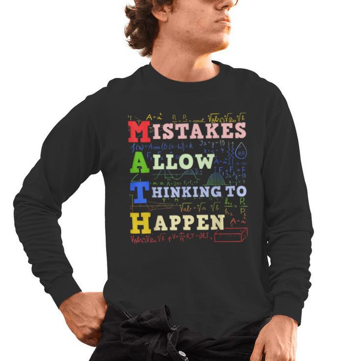 Math Teacher Math Student Mathematics Men's Long Sleeve T-Shirt