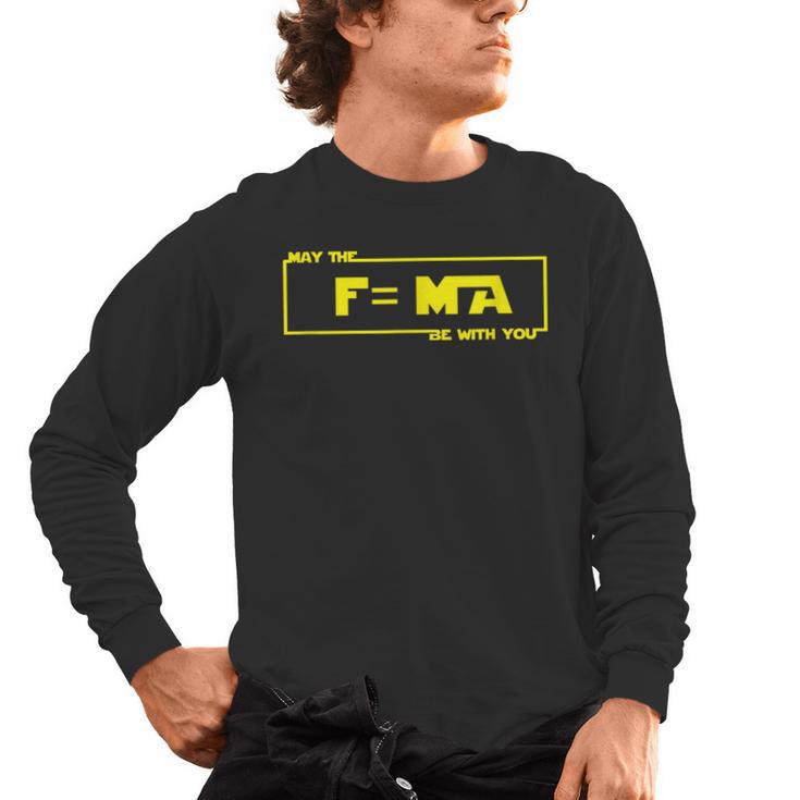 May The Fma Be With You  Science Teacher Tshirts For Men Women Men's Long Sleeve T-Shirt