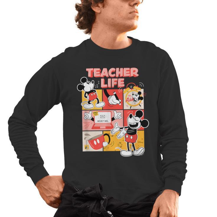 Mickey Mouse Teacher Life Men's Long Sleeve T-Shirt
