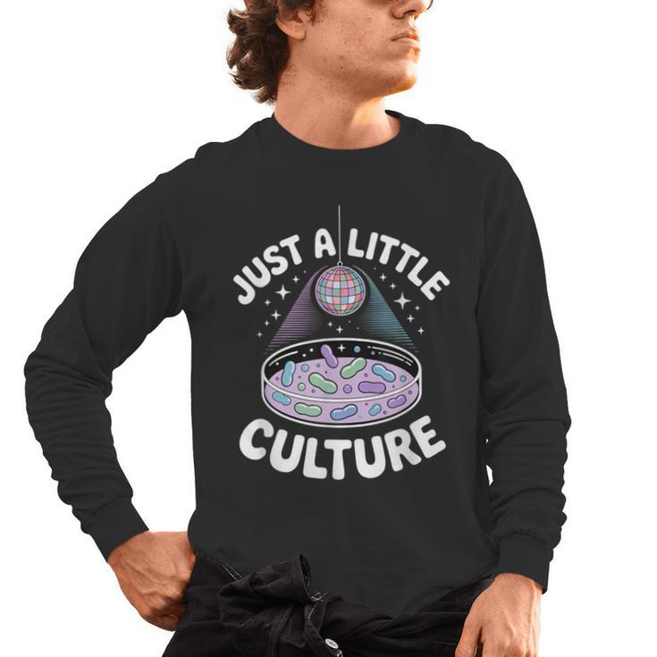 Microbiology Lab Love Culture Biology Teacher Lab Tech Men's Long Sleeve T-Shirt