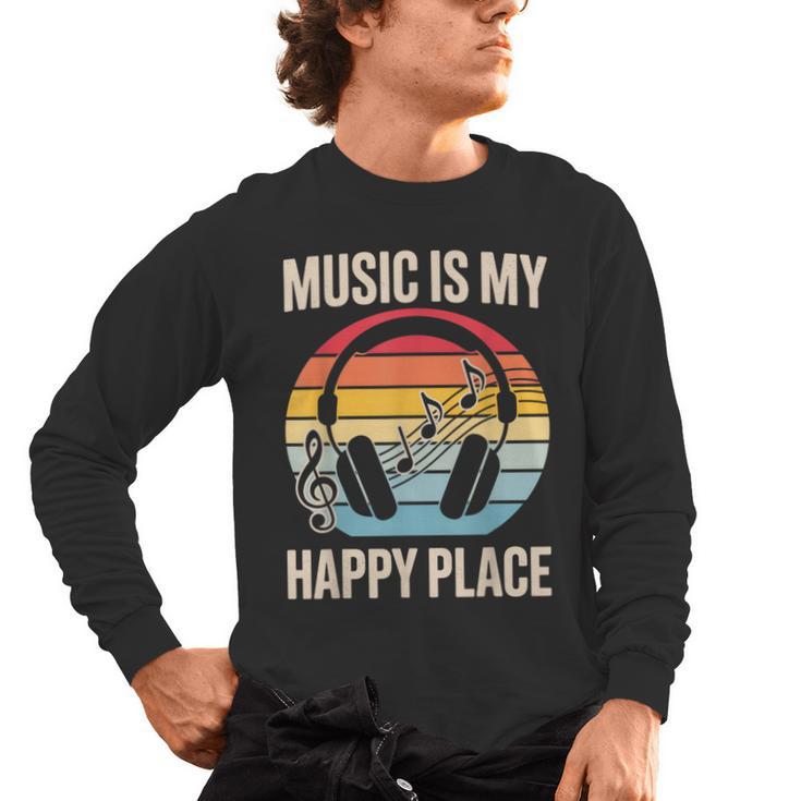 Music For Men Women Music Teacher Music Lover Men's Long Sleeve T-Shirt