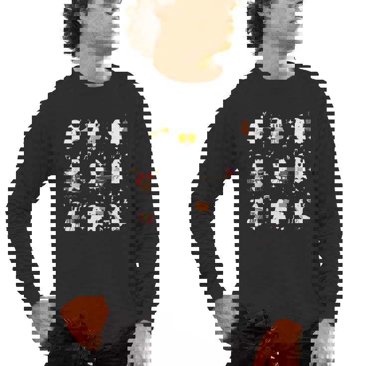 Music Teacher Halloween Music Teacher Education Men&#x27;s Long Sleeve T-Shirt
