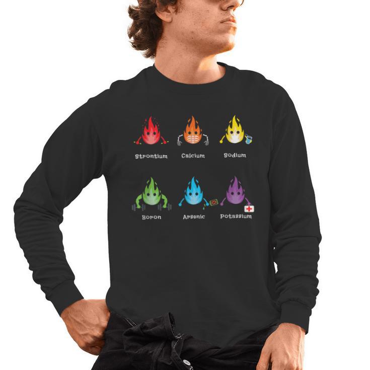 Periodic Elements Chemistry Lovers Science Teacher Men's Long Sleeve T-Shirt