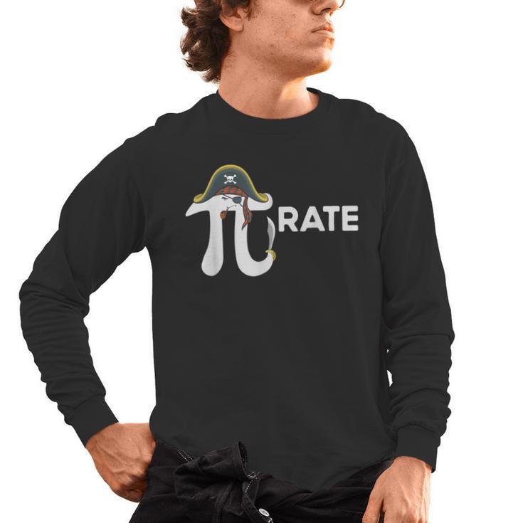 Pirate Pi Math Pie Halloween Costume Teacher Men Women Men's Long Sleeve T-Shirt