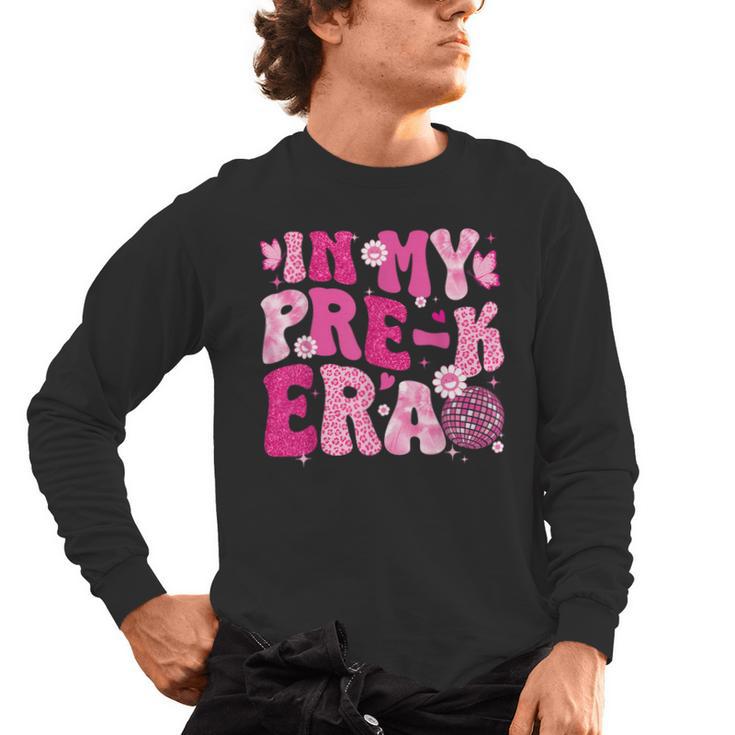 In My Pre-K Era Teachers Women Back To School Kids Girls Men's Long Sleeve T-Shirt