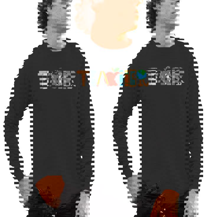 School Teacher Men And Women Back To School Teachers Men&#x27;s Long Sleeve T-Shirt, trending gift